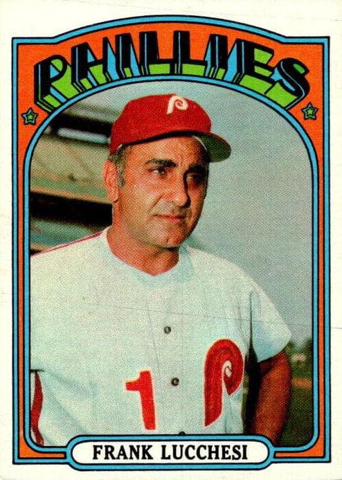 Frank Lucchesi 1972 topps Topps