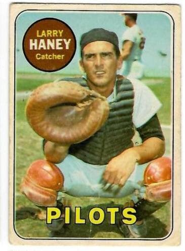 Larry Haney 1969 topps O-Pee-Chee