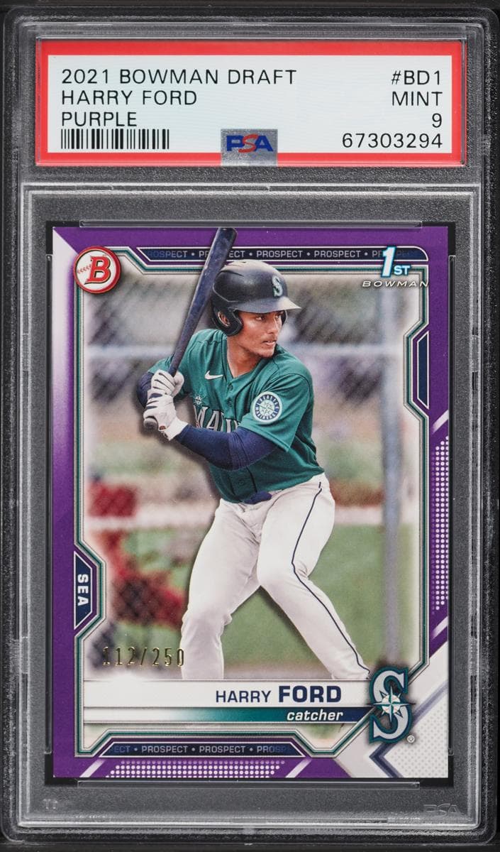 Harry Ford 2021 bowman Bowman Draft