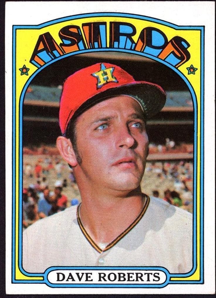 Dave Roberts 1972 topps Topps