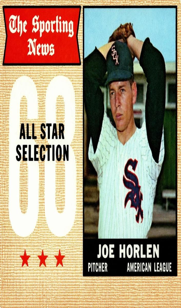Joe Horlen 1968 topps Topps