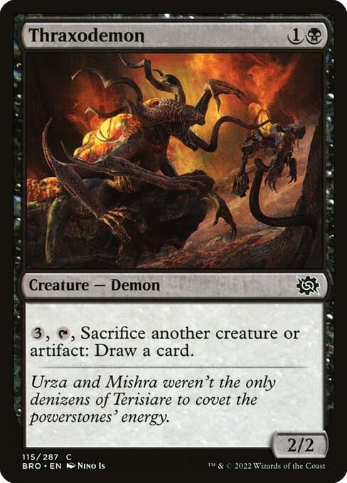 Thraxodemon 2022 Magic: The Gathering Brother's War