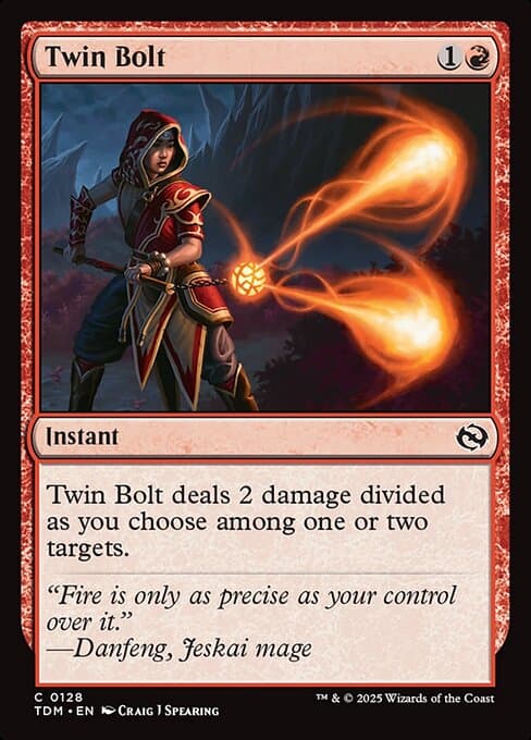 Twin Bolt 2025 Magic: The Gathering Tarkir: Dragonstorm