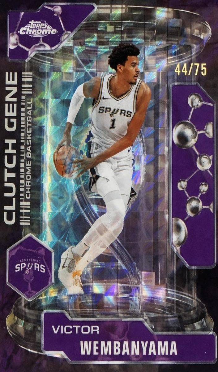 Victor Wembanyama 2025 topps Topps Chrome