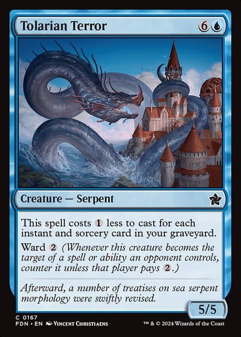 Tolarian Terror 2022 Magic: The Gathering Dominaria United