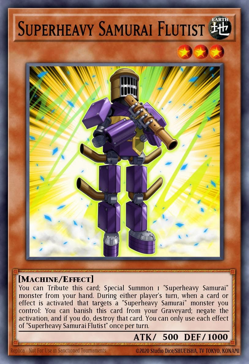 Superheavy Samurai Flutist 2015 Yu-Gi-Oh! 2015 Mega-Tin Mega Pack