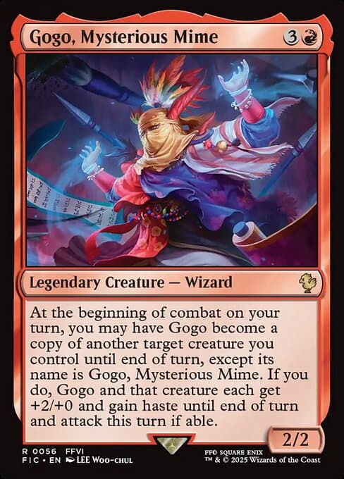 Gogo, Mysterious Mime 2025 Magic: The Gathering Final Fantasy Commander
