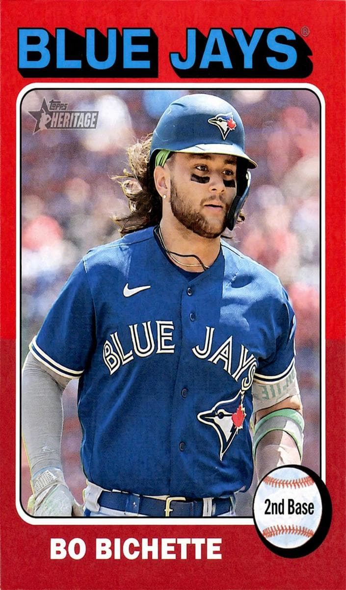 Bo Bichette 2024 topps Topps Heritage