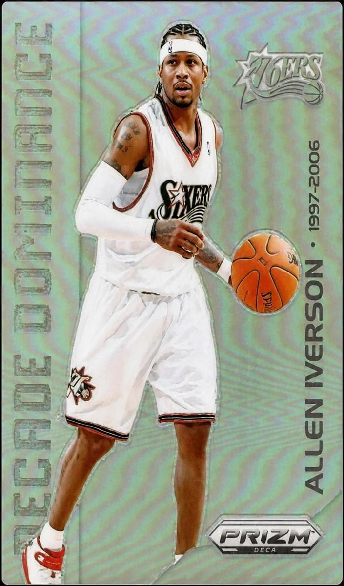 Allen Iverson 2023 panini Panini Prizm Deca