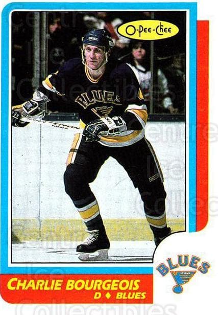 Charlie Bourgeois 1986 topps O-Pee-Chee