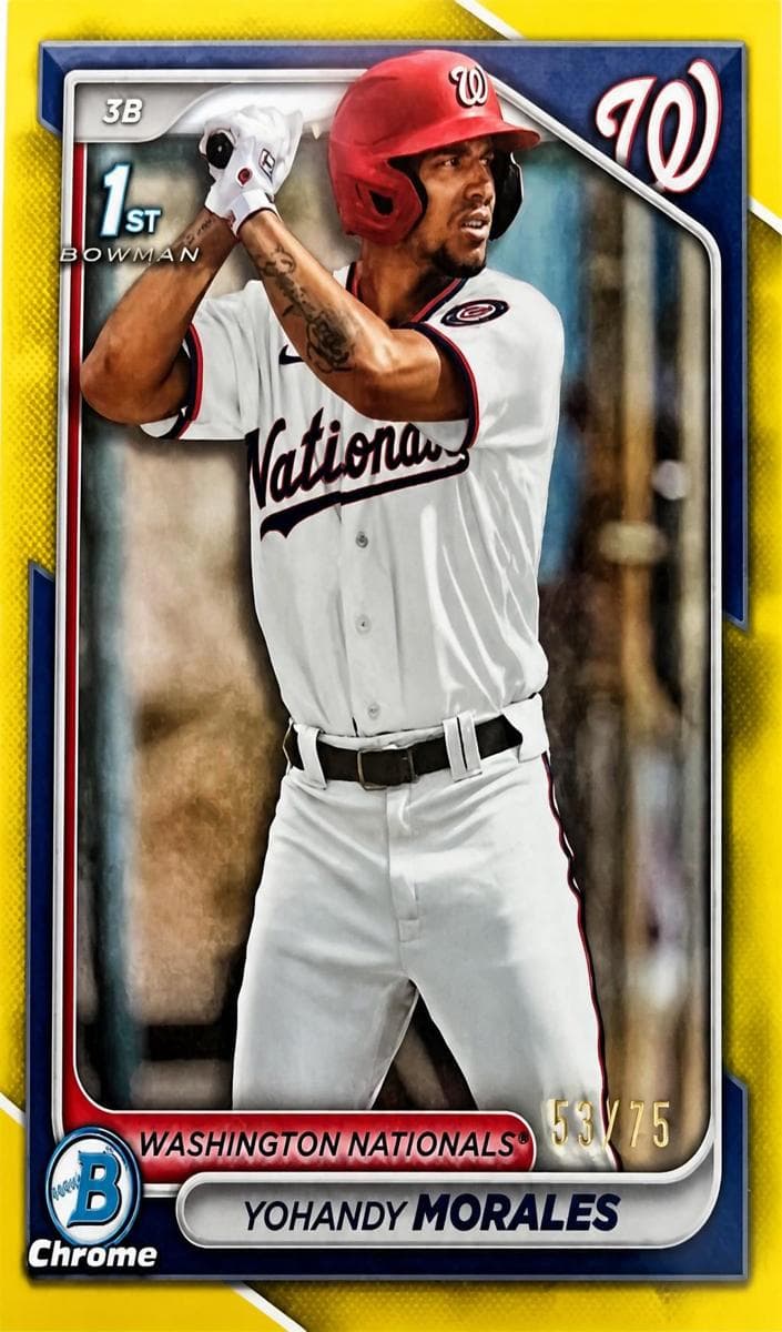 Yohandy Morales 2024 bowman Bowman Chrome Prospects