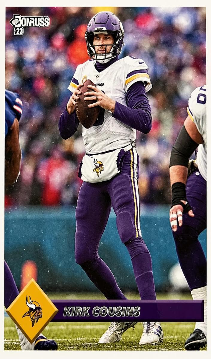Kirk Cousins 2023 panini Panini Donruss