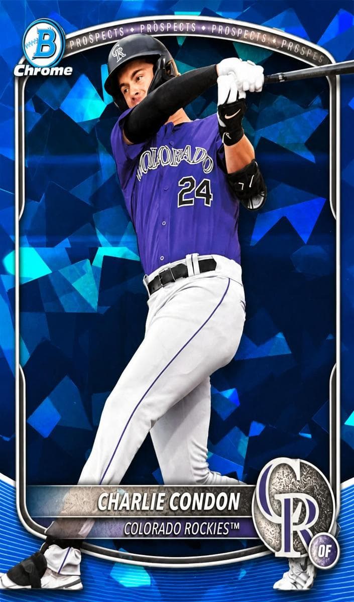 Charlie Condon 2025 bowman Bowman Draft Sapphire