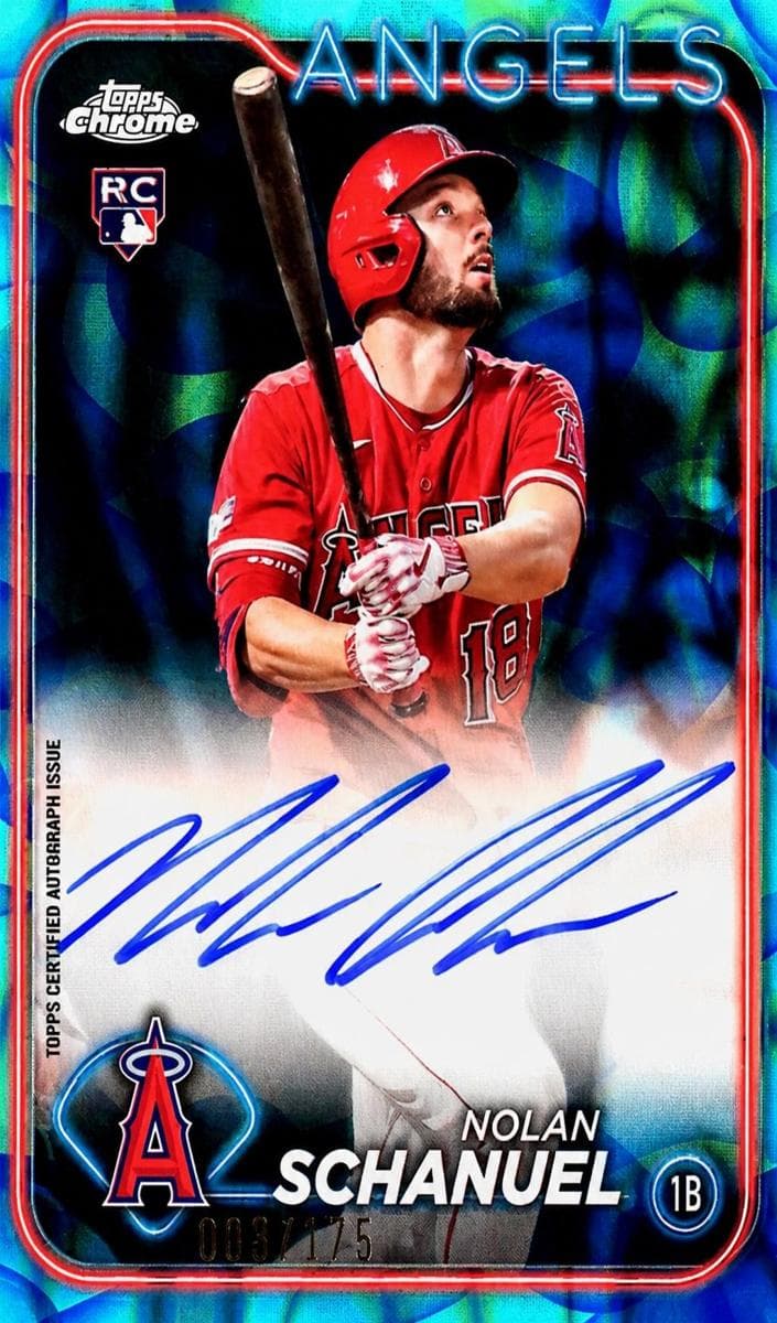 Nolan Schanuel 2024 topps Topps Chrome Update