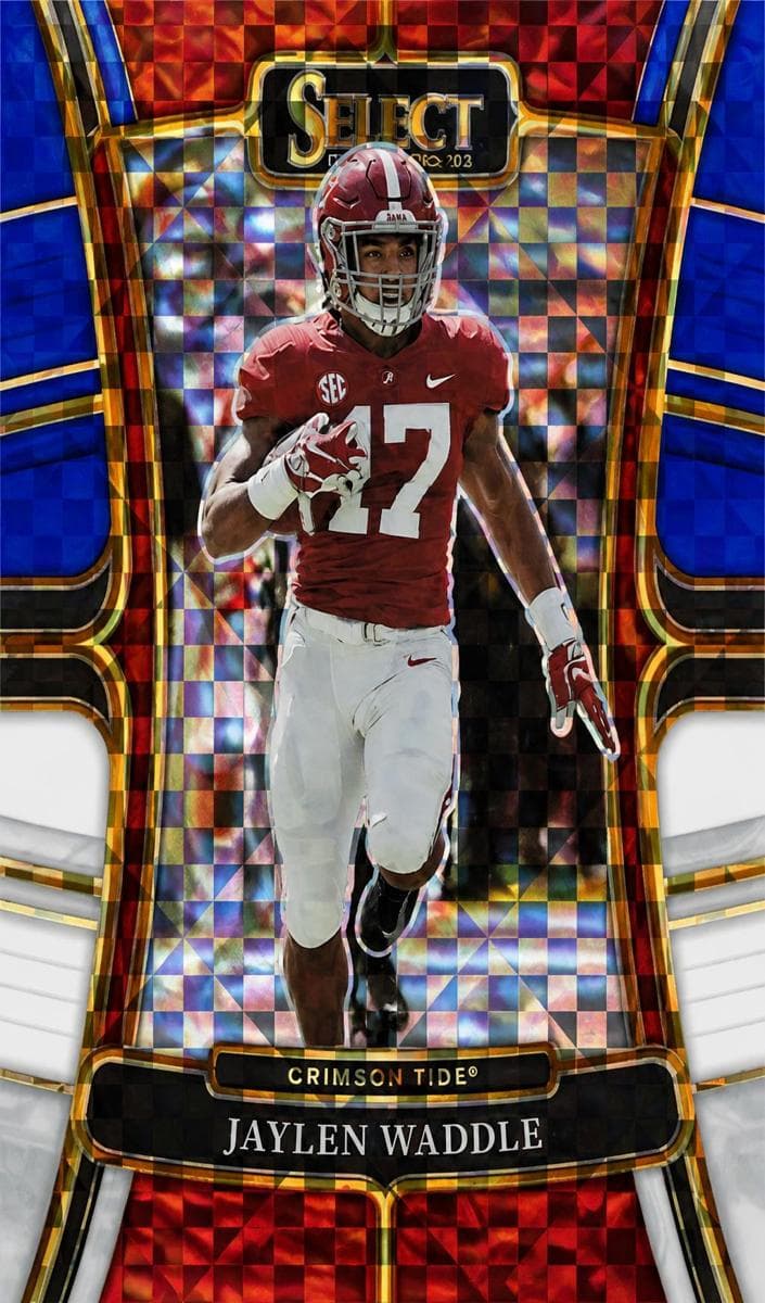 Jaylen Waddle 2023 panini Panini Select Draft Picks