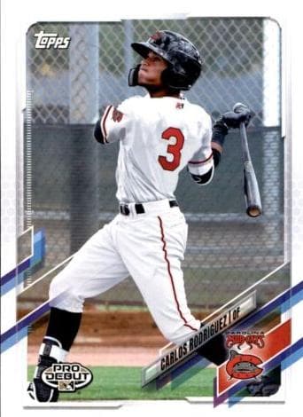 Carlos Rodriguez 2021 topps Topps Pro Debut