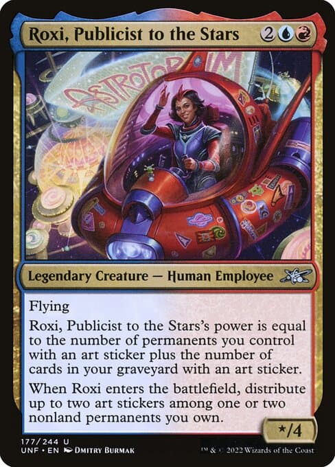 Roxi, Publicist to the Stars 2022 Magic: The Gathering Unfinity