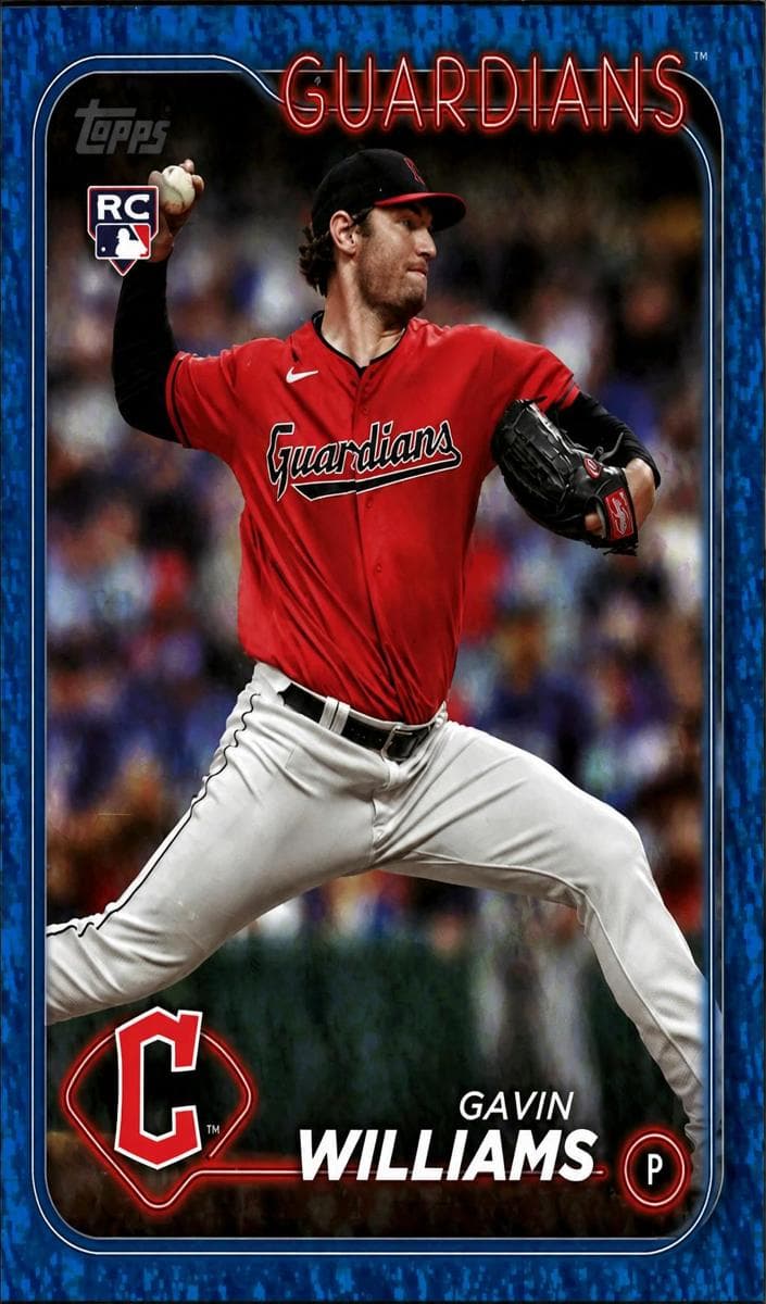 Gavin Williams trading card