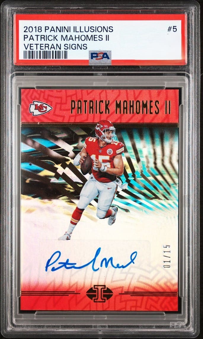 Patrick Mahomes II 2018 panini Panini Illusions