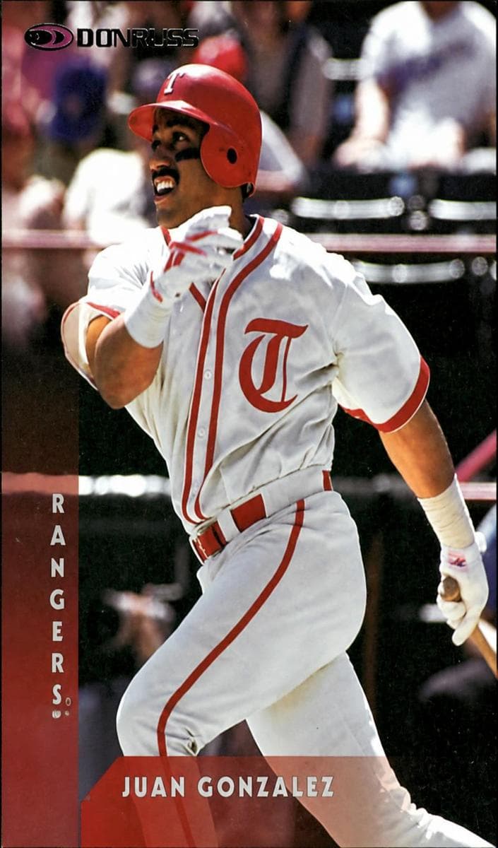 Juan Gonzalez 1997 panini Select