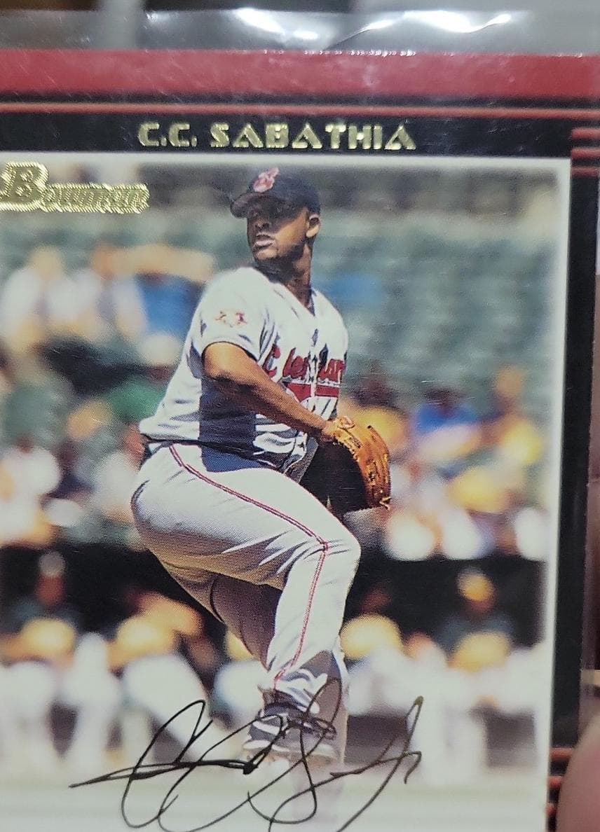 C.C. Sabathia trading card