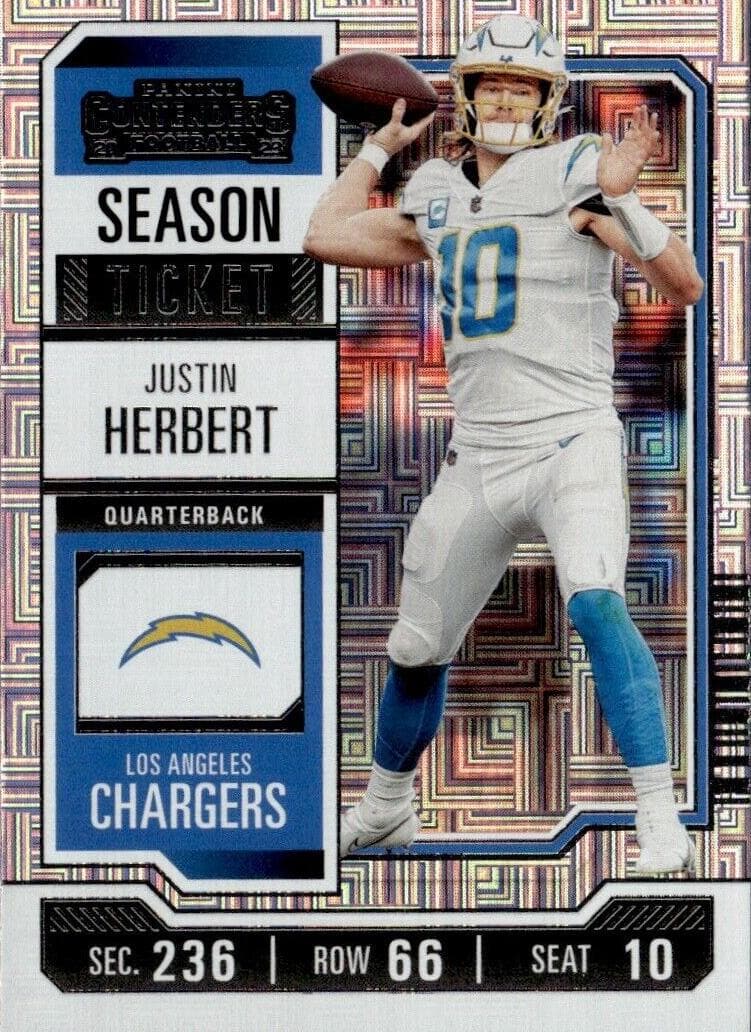 Justin Herbert 2023 panini Panini Contenders