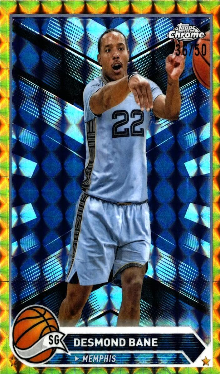 Desmond Bane 2023 topps Topps Chrome