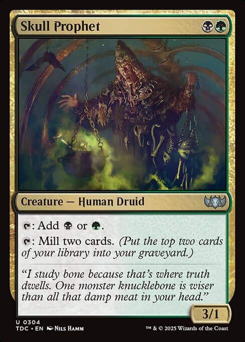 Skull Prophet 2025 Magic: The Gathering Tarkir: Dragonstorm Commander