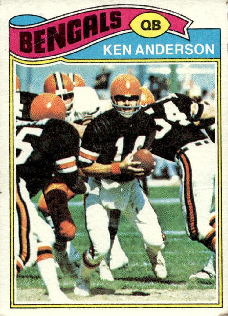 Ken Anderson 1977 topps Topps