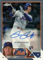 Brett Baty 2023 topps Topps Chrome Update Autographs