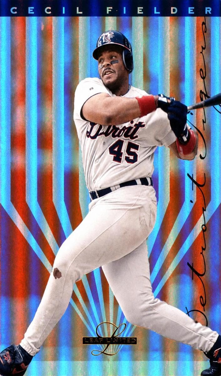 Cecil Fielder 1995 leaf Leaf Limited