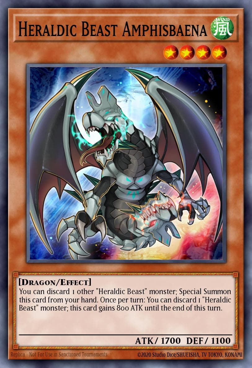 Heraldic Beast Amphisbaena #WSUP-EN003