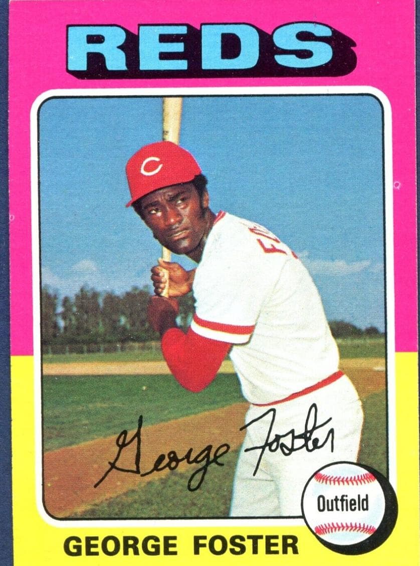 George Foster 1975 topps Topps