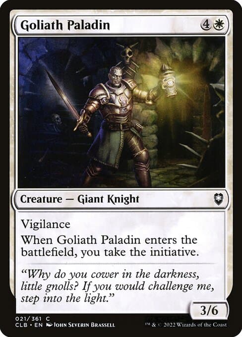 Goliath Paladin 2022 Magic: The Gathering Commander Legends: Battle for Baldur's Gate
