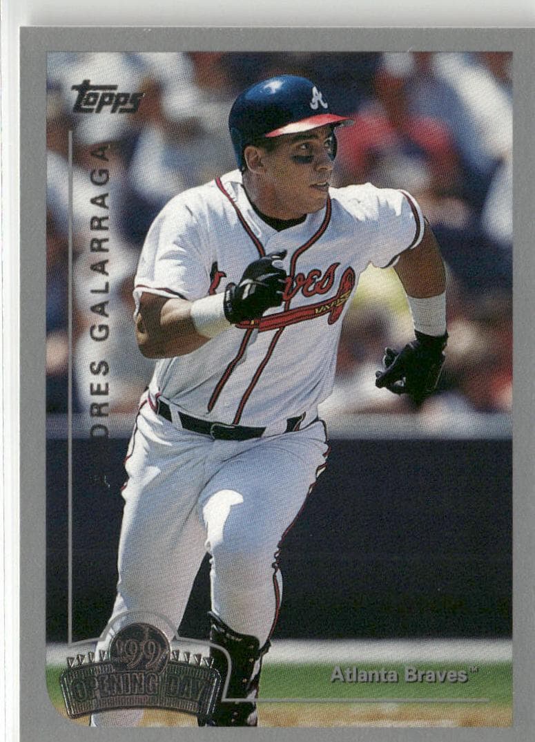Andres Galarraga 1999 topps Topps Opening Day