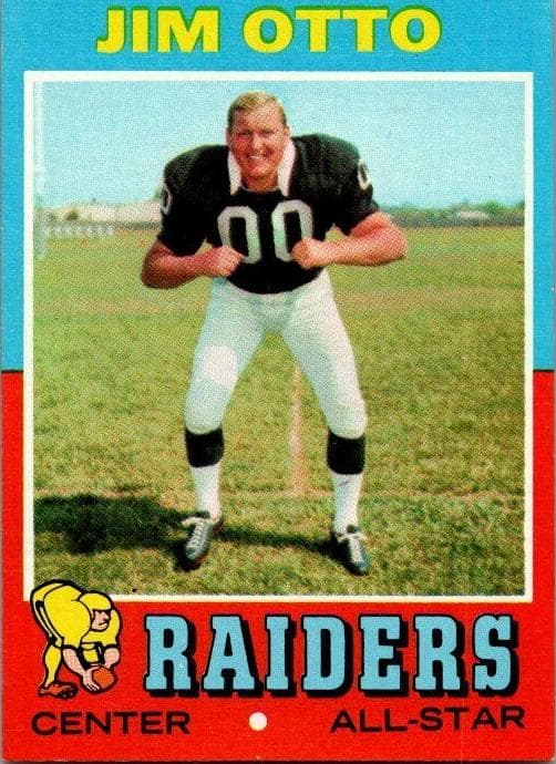 Jim Otto 1971 topps Topps