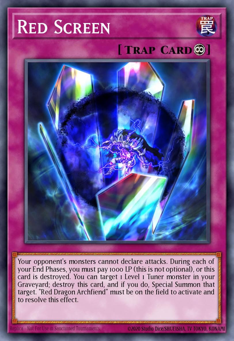 Red Screen 2010 Yu-Gi-Oh! Japanese Starstrike Blast