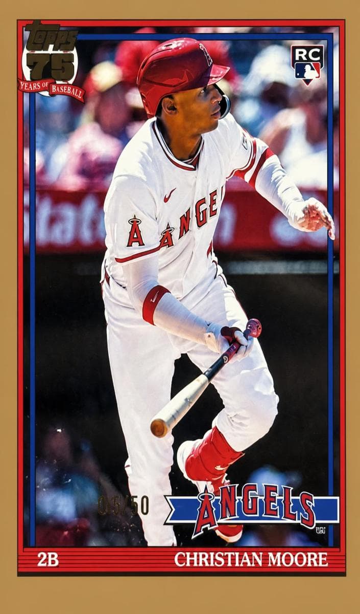Christian Moore 2026 topps Topps
