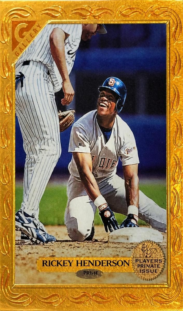 Rickey Henderson 1997 topps Topps Gallery