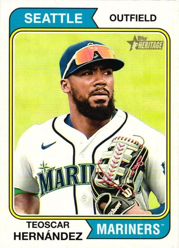 Teoscar Hernández 2023 topps Topps Heritage
