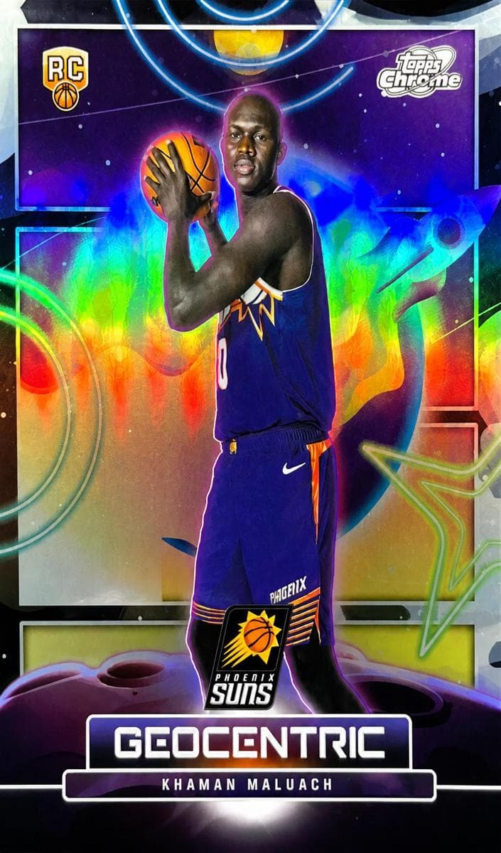 Khaman Maluach 2025 topps Topps Cosmic Chrome