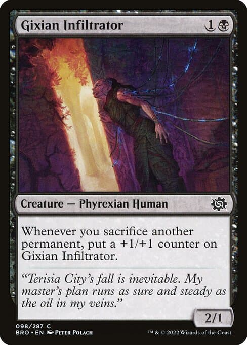 Gixian Infiltrator 2022 Magic: The Gathering Brother's War