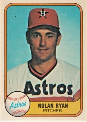 Nolan Ryan trading card