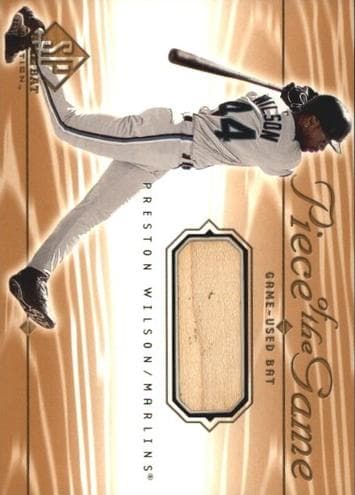 Preston Wilson 2001 unknown SP Game Bat Edition