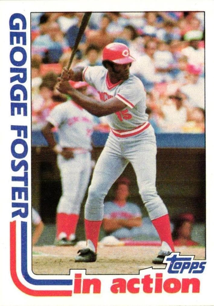 George Foster IA 1982 topps Topps