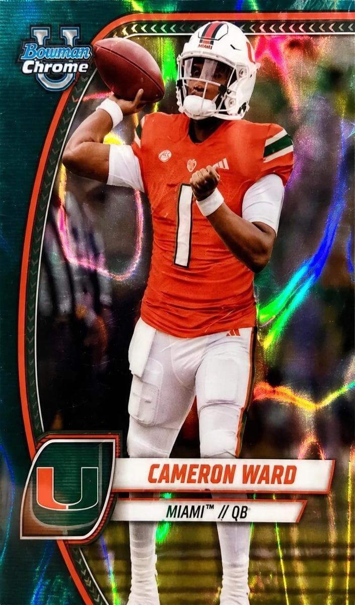 Cameron Ward trading card