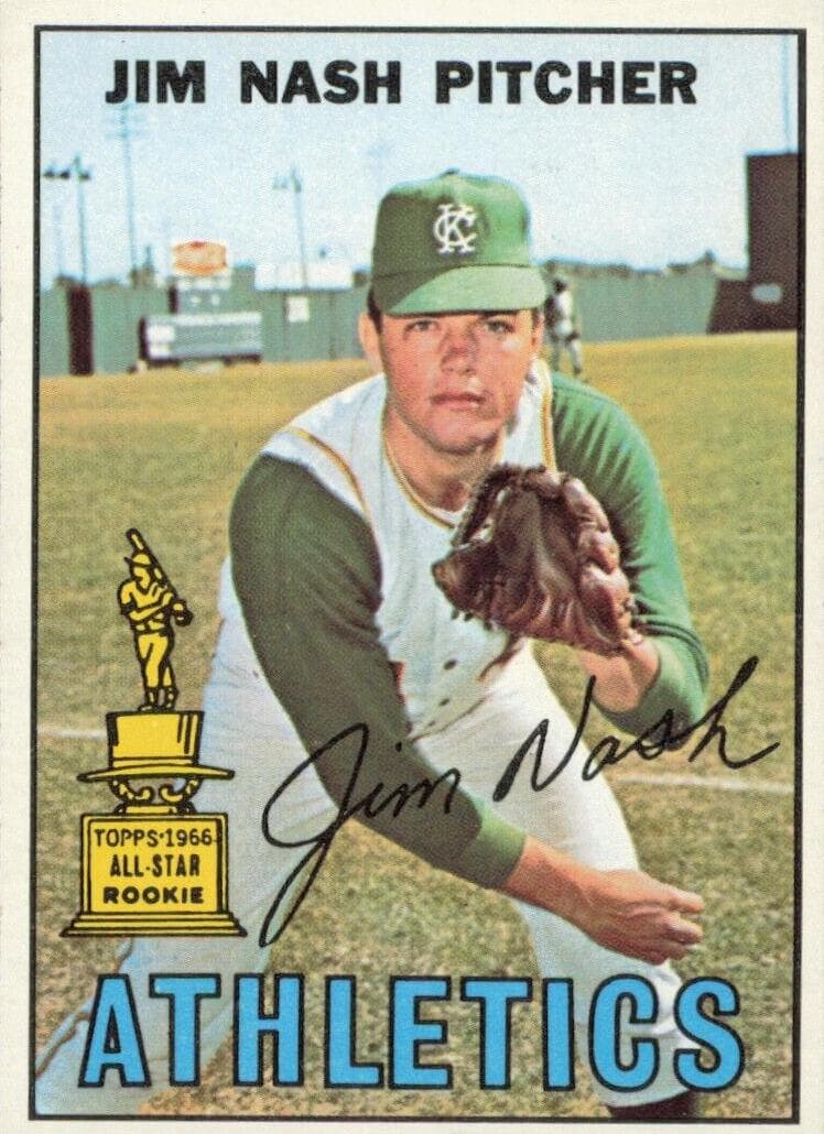 Jim Nash 1967 topps Topps