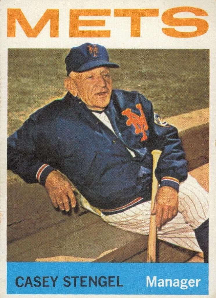 Casey Stengel 1964 topps Topps