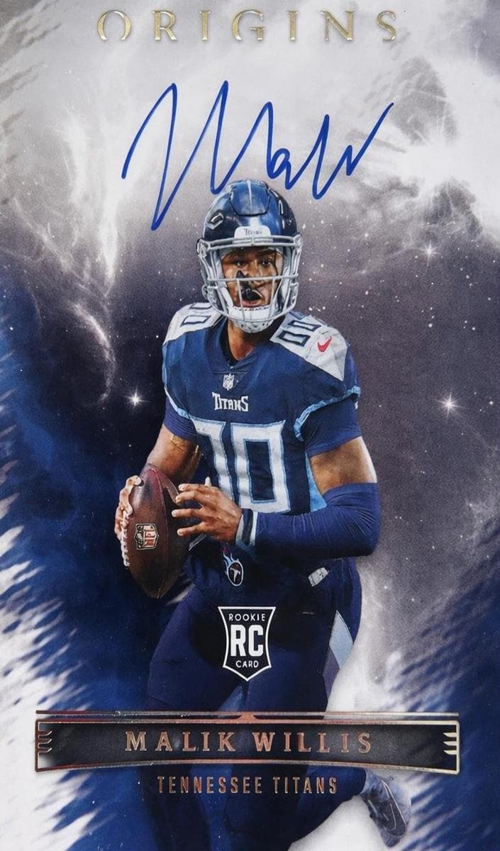 Malik Willis 2022 panini Panini Origins