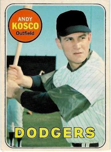 Andy Kosco 1969 topps O-Pee-Chee